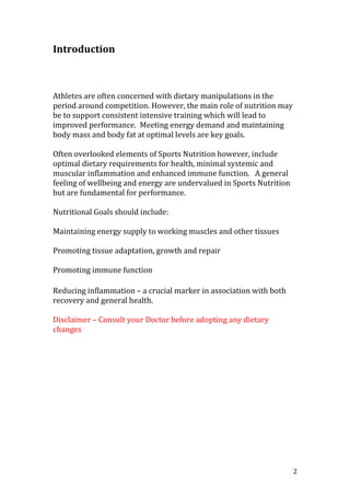 Sports Nutrition - Complete Guide | PDF
