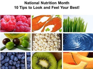 Nutrition Month Tips