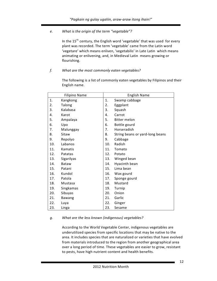 Sample emcee script for nutrition month tagalog - lasopafeeds