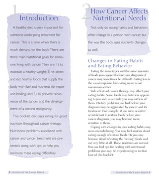 (Nutrition) Nutrition Of The Cancer Patient | PDF