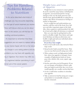 (Nutrition) Nutrition Of The Cancer Patient | PDF