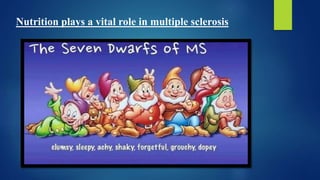 Nutrition plays a vital role in multiple sclerosis
 
