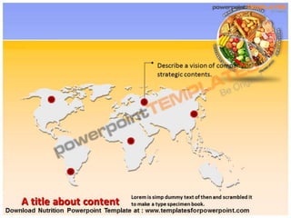 Nutrition Powerpoint Template - Templates for PowerPoint | PPTX