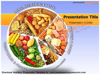 Nutrition Powerpoint Template - Templates for PowerPoint