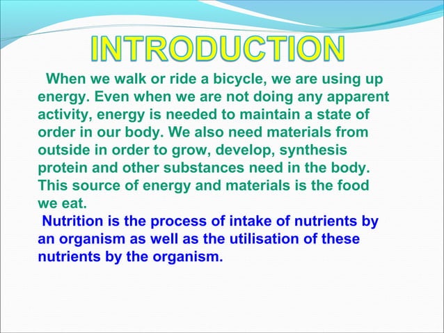 Nutrition Ppt