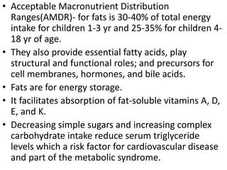 Nutrition in children