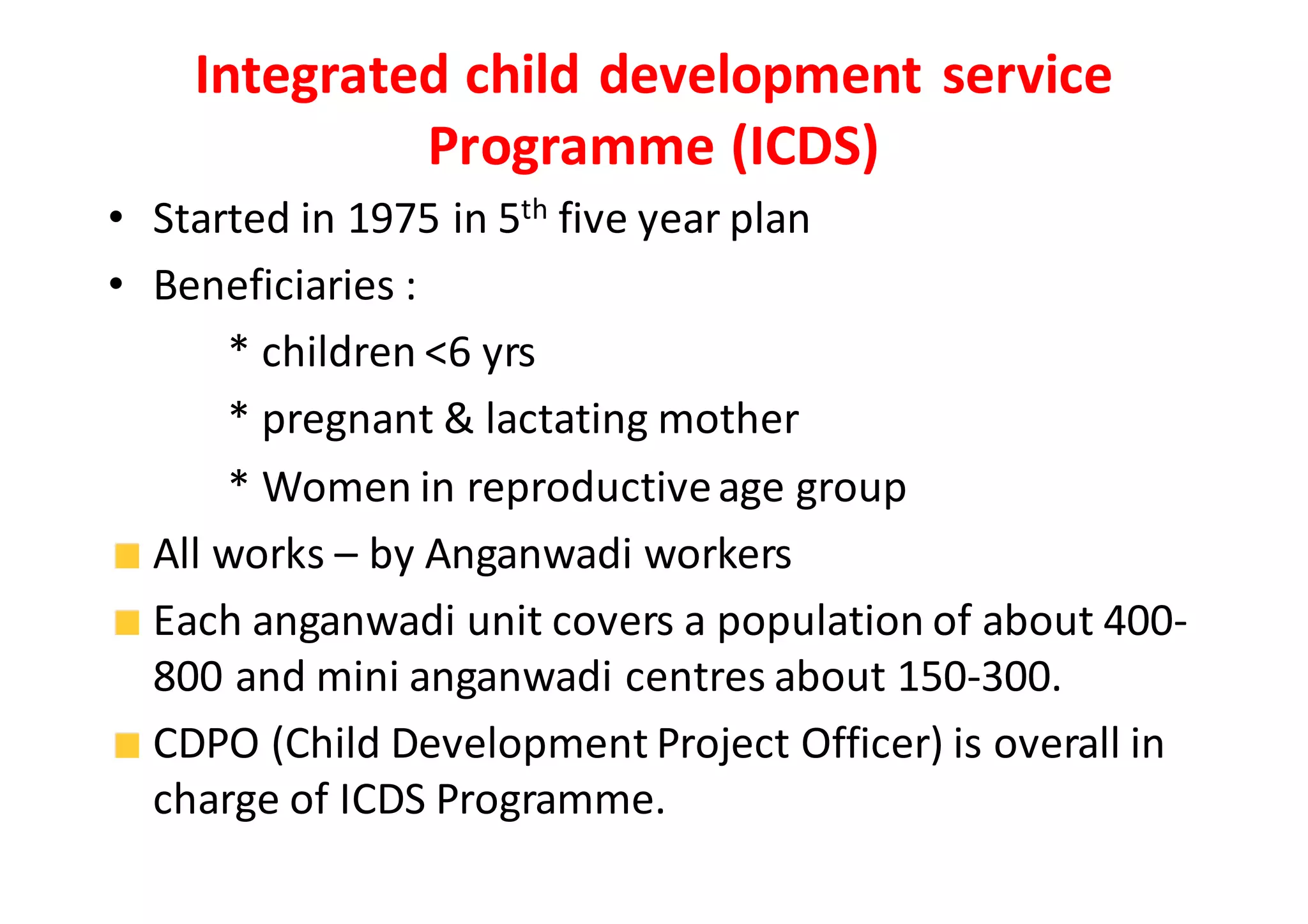 Nutrition programmes in india | PDF