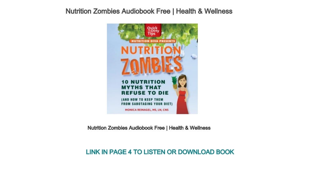 Nutrition Zombies Audiobook Free Health & Wellness