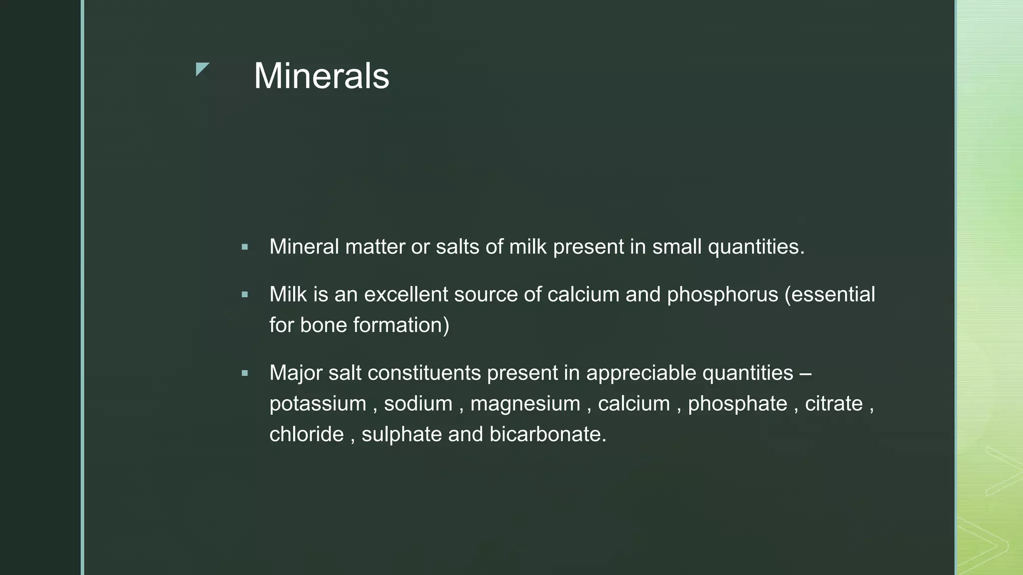 Nutritive value of milk | PPTX