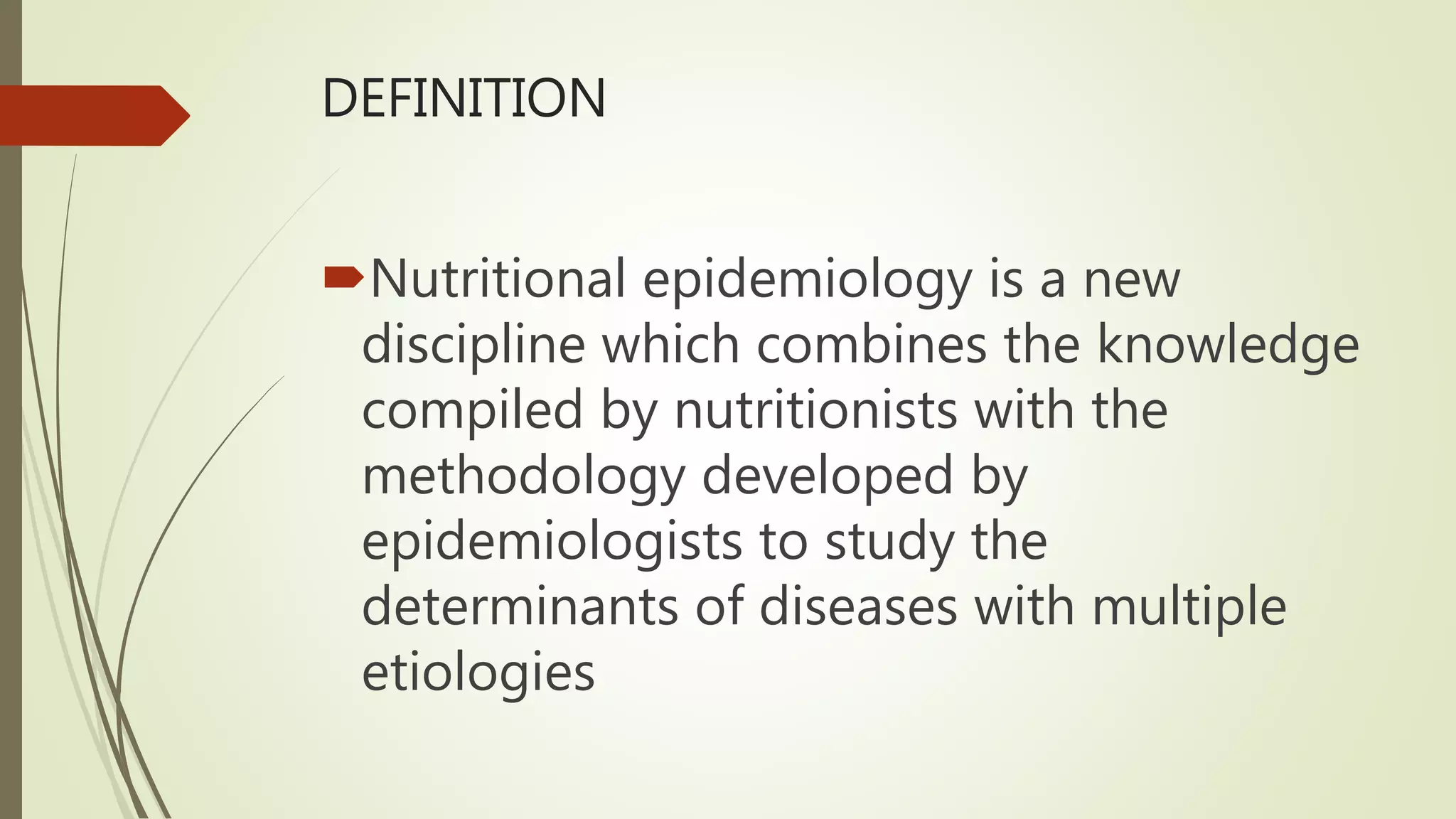 Nutritional epidemiology | PPTX