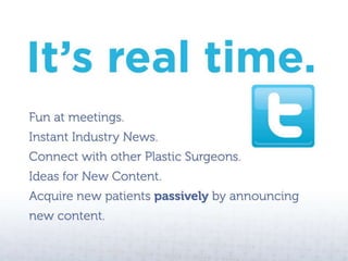 Nuts and Bolts of Content Marketing for Plastic Surgeons