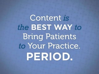 Nuts and Bolts of Content Marketing for Plastic Surgeons