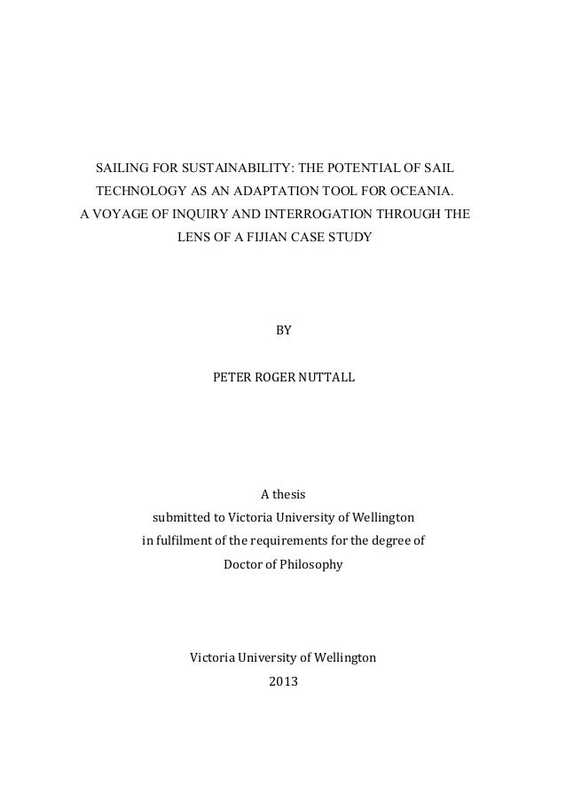 Phd thesis climate change adaptation