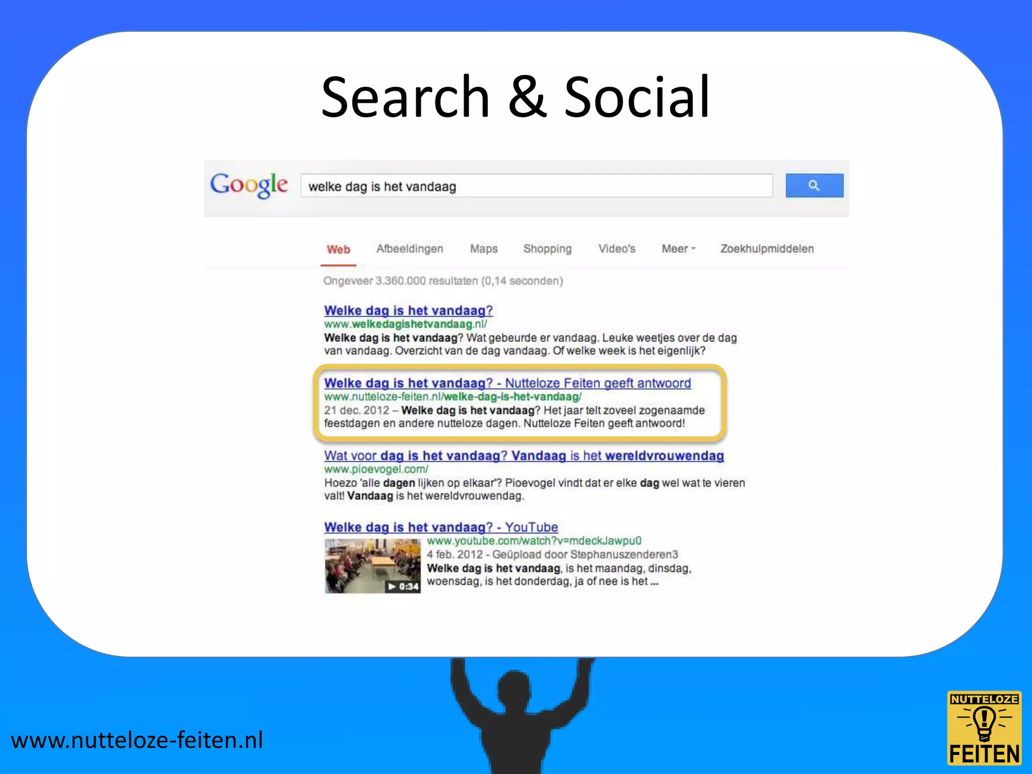 Search & Social




www.nutteloze-feiten.nl
 