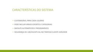 GRÁFICO – TRÍCEPS TESTA (TTA)
Monitora a evolução da carga
do exercício da musculação.
 