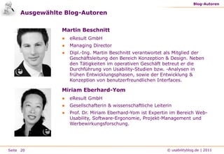 Antizipieren die Nutzer vorhandene Werbeeinblendungen und Sponsoringmaßnahmen?Management Summary6