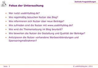 Vorstellung usabilityblog.de		010