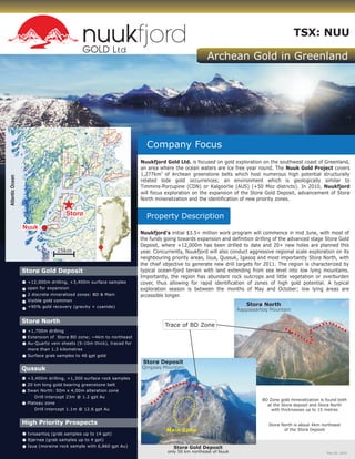 Nuukfjord Gold Factsheet