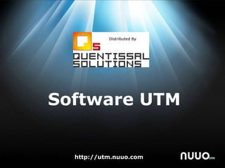 Software UTM http://utm.nuuo.com 