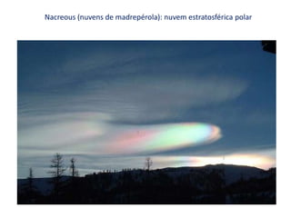 Evolução de uma nuvem tipo Cumulus: