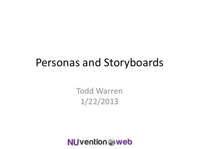 northwestern nuvention web storyboard and personas 1 22 2013 storyboard web