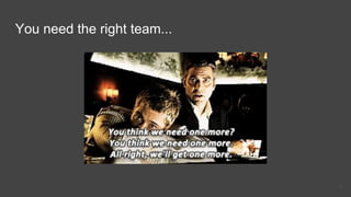 You need the right team...
12
 