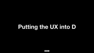 Putting the UX into D

 