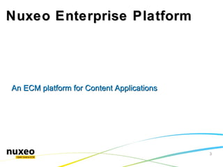 Nuxeo ECM Platform - Technical Overview | ODP