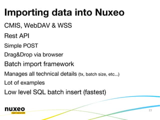 Nuxeo ECM Platform - Technical Overview | ODP