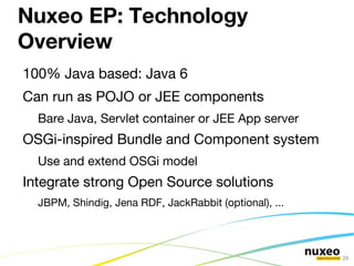 Nuxeo EP Feature Overview Thierry Delprat 