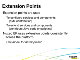 Nuxeo EP Features Mail management Inject or send mails 