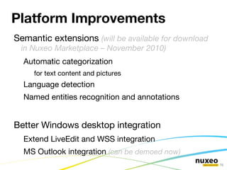 Enforce policies Listeners, content automation  (Nuxeo Studio) 