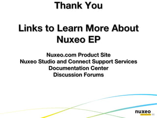 Split in layers for optimizations or security Deployment transparency Server side : JBoss / Jetty / Tomcat / Standalone 