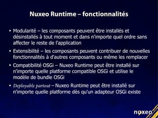 Nuxeo Runtime - Solutions Linux 2007 - version francaise