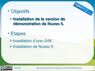 Nuxeo5 - Installation Simple
