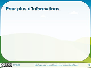 Nuxeo5 - Installation Integration Continue