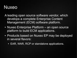 Nuxeo WebEngine GFv3 Aquarium Paris