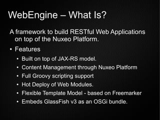 Nuxeo WebEngine GFv3 Aquarium Paris