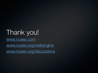 Nuxeo WebEngine unveiled