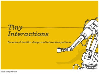Nux Talk - Tiny interactions