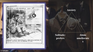 © Subrata
Anxiety
Solitude:
prefers
Alone
ameliorate
s
 