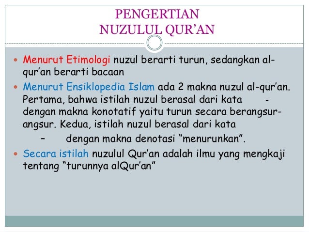 Pengertian Nuzulul Quran Secara Etimologi Dan Terminologi Wallpaper
