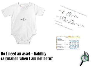 Do I need an asset – liability calculation when I am not born?  