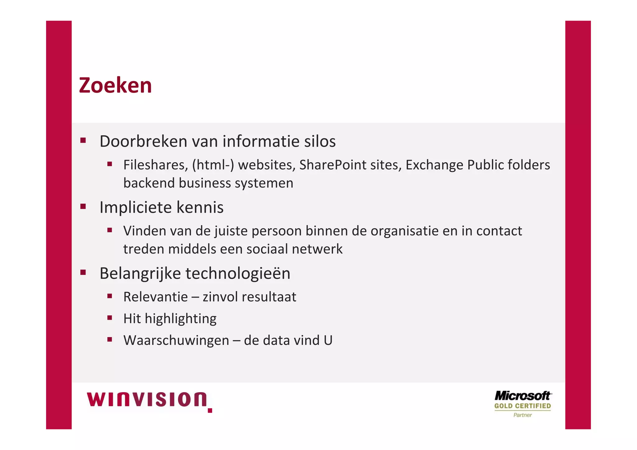 SharePoint Digitale Documentenhuishouding NVBA