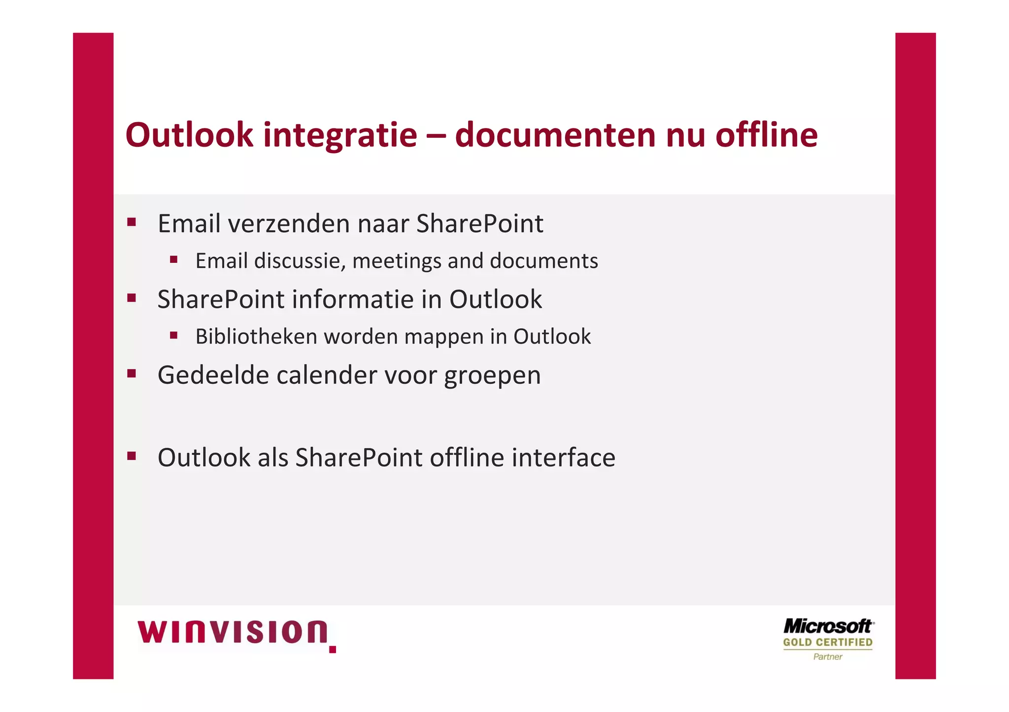SharePoint Digitale Documentenhuishouding NVBA