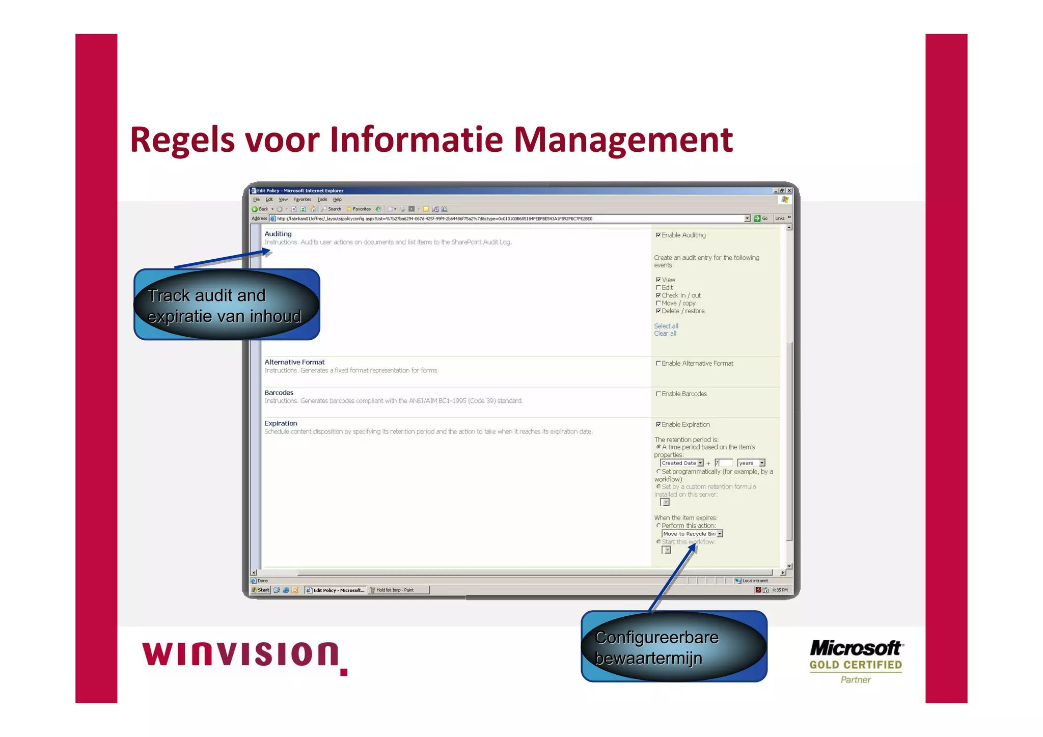 SharePoint Digitale Documentenhuishouding NVBA