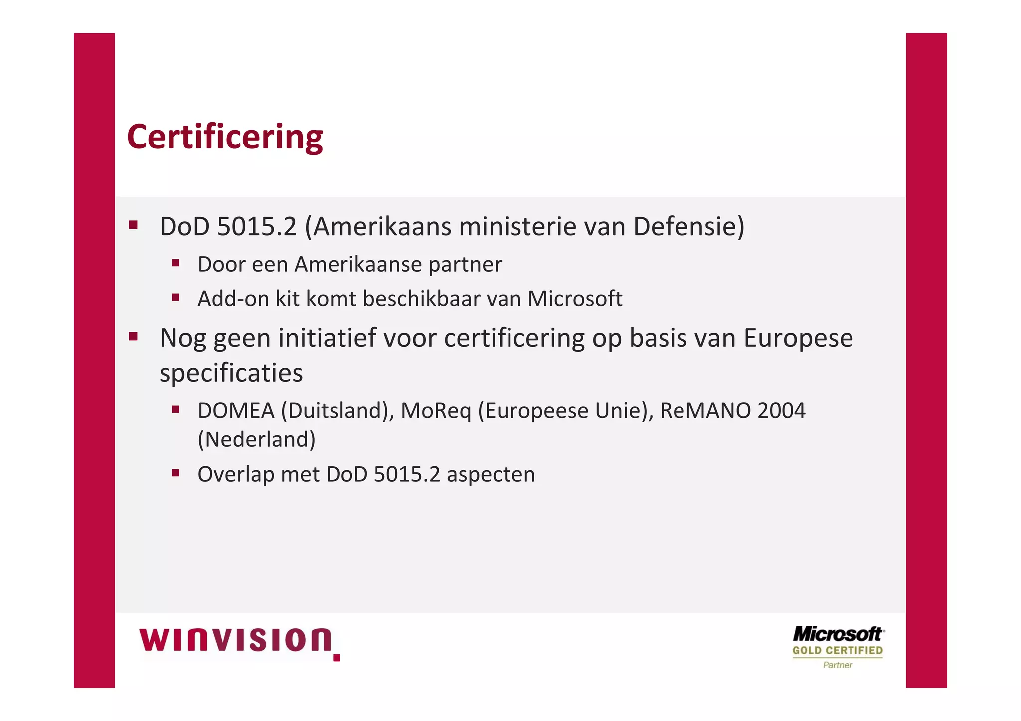 SharePoint Digitale Documentenhuishouding NVBA