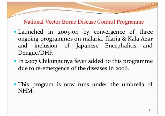 National Vector Borne Disease Control Programme