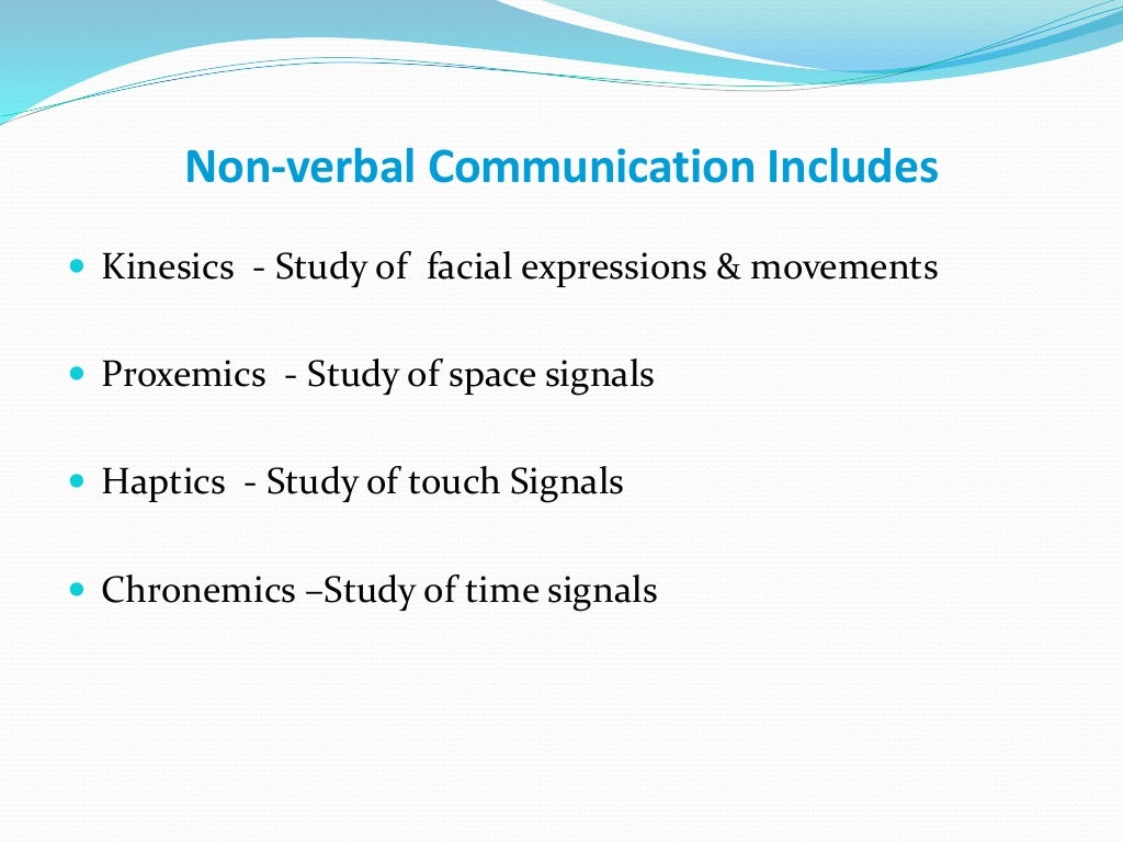 Non Verbal Communication Function And Features