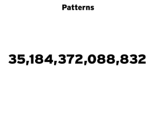 Patterns




35,184,372,088,832
 